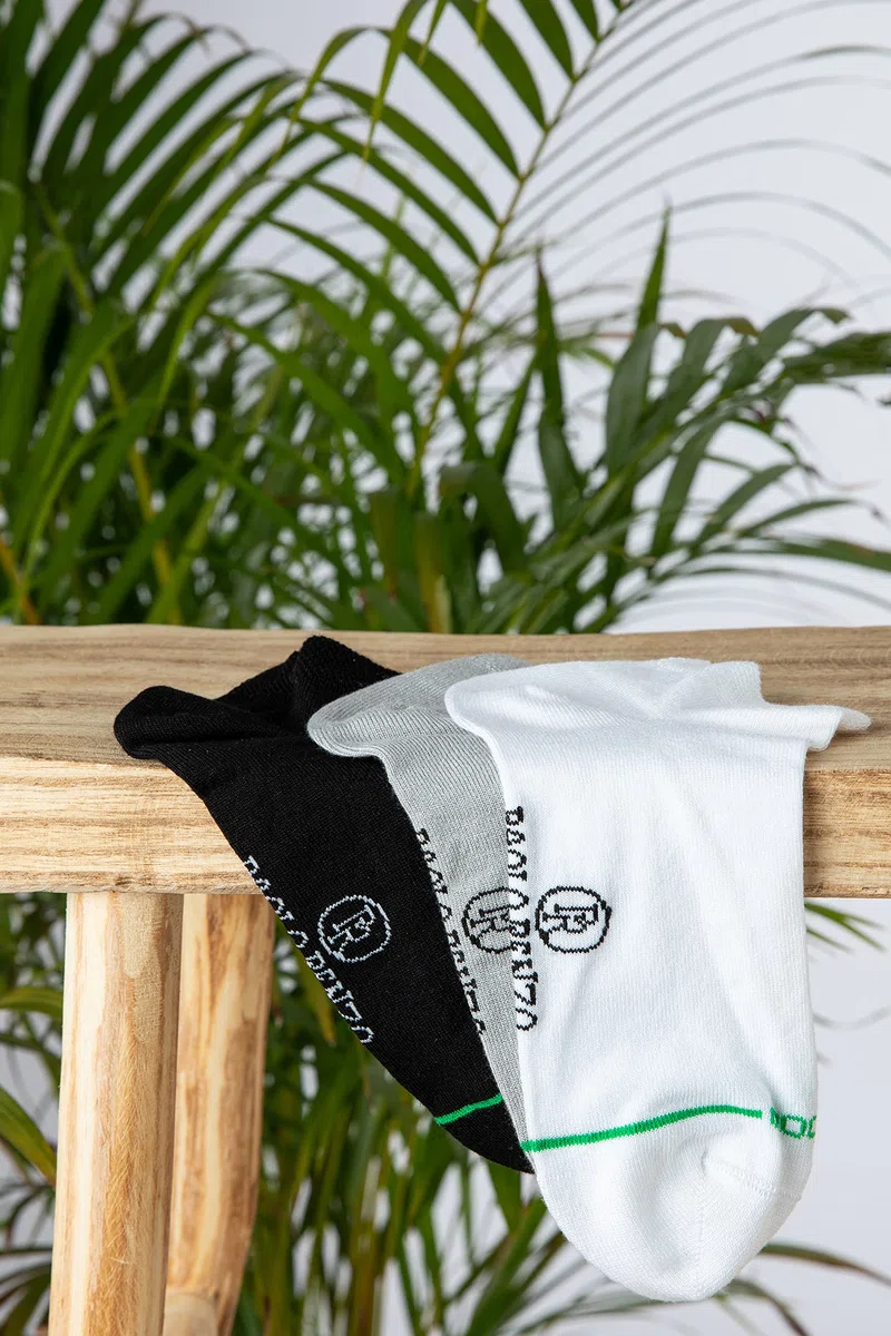 Calcetines deportivos de bambú unisex 3/6/12/18 o 36 pares - calcetines zapatillas de bambú para hombre y mujer resistentes a los olores - OEKO-Tex Standard 100 - puntera remallada a mano