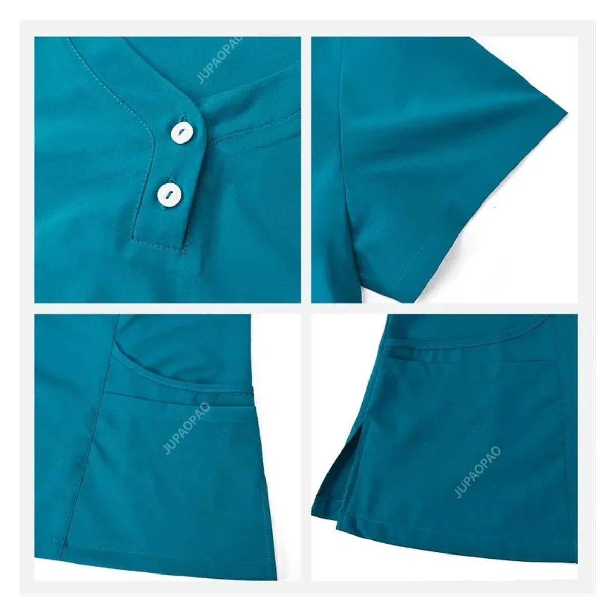 Uniforme De EnfermeríA Conjunto de uniforme médico y enfermera, conjunto de jogging for mujer, accesorios de hospital, ropa de trabajo quirúrgica for quirófano Para Enfermeras(42162-Mango,XXL)