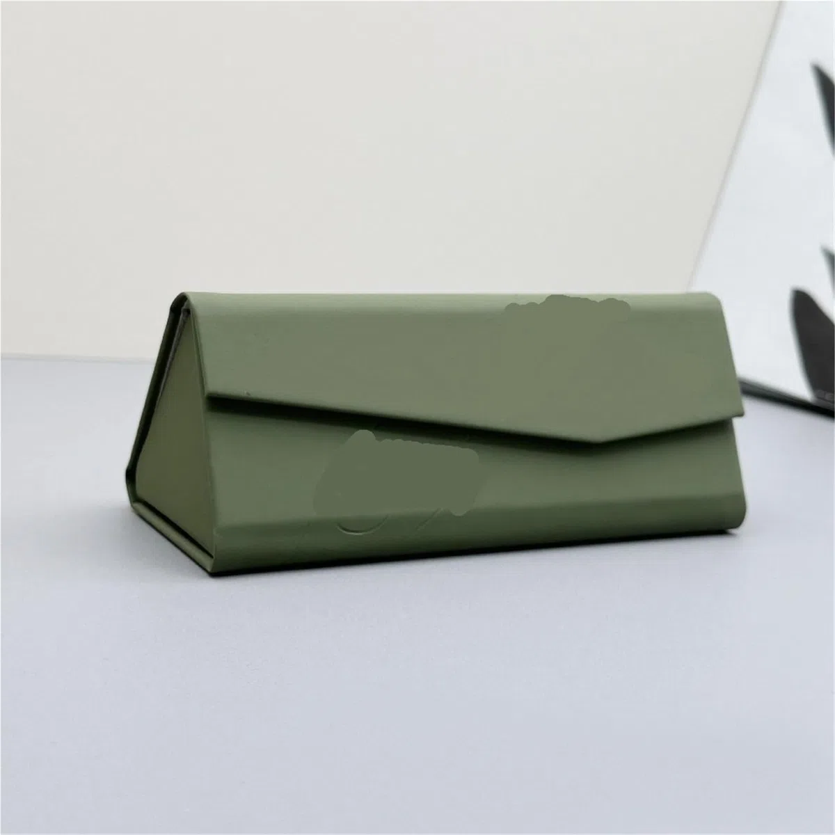 10 fundas portátiles retro plegables for gafas de sol, funda protectora triangular for para Gafas de Sol