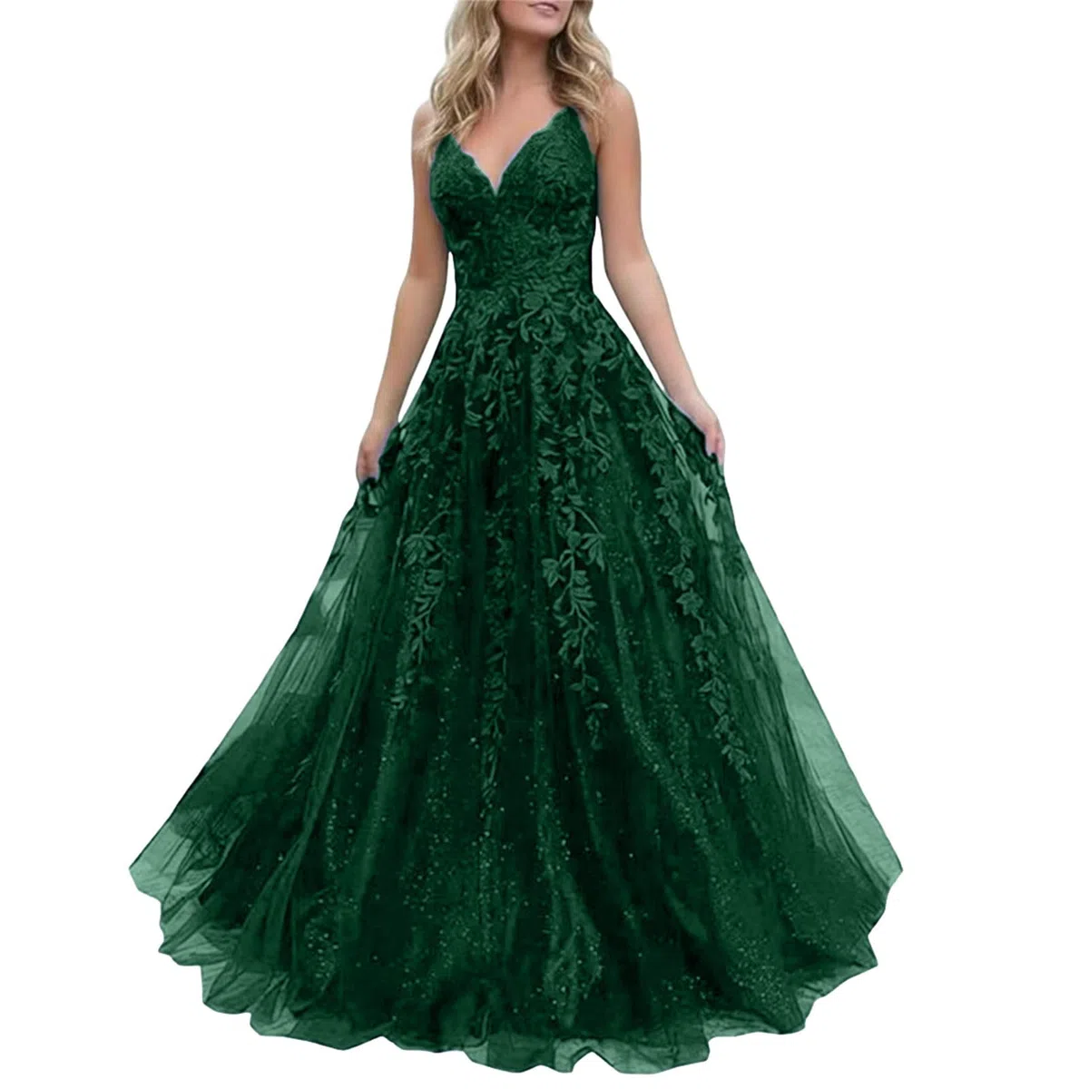 Vestido de noche para mujer, sexy, cuello en V, encaje, espalda descubierta, línea A, vestido de fiesta, vestido de cóctel, elegante para invitados de boda, vestido festivo, elegante, vestido de