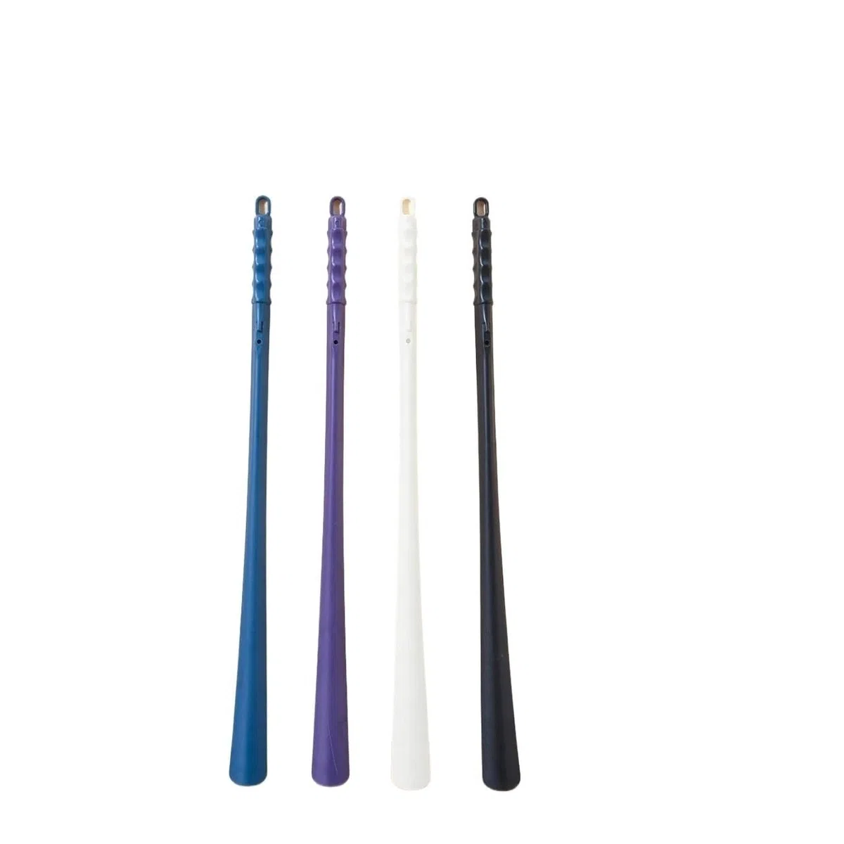 Calzadores de 65 cm Calzador de plástico ABS Calzador de mango largo Calzador útnganche para levantar zapatos Cuchara para zapatos Herramientas para el hogar Calzador de viaje (65 cm morado)