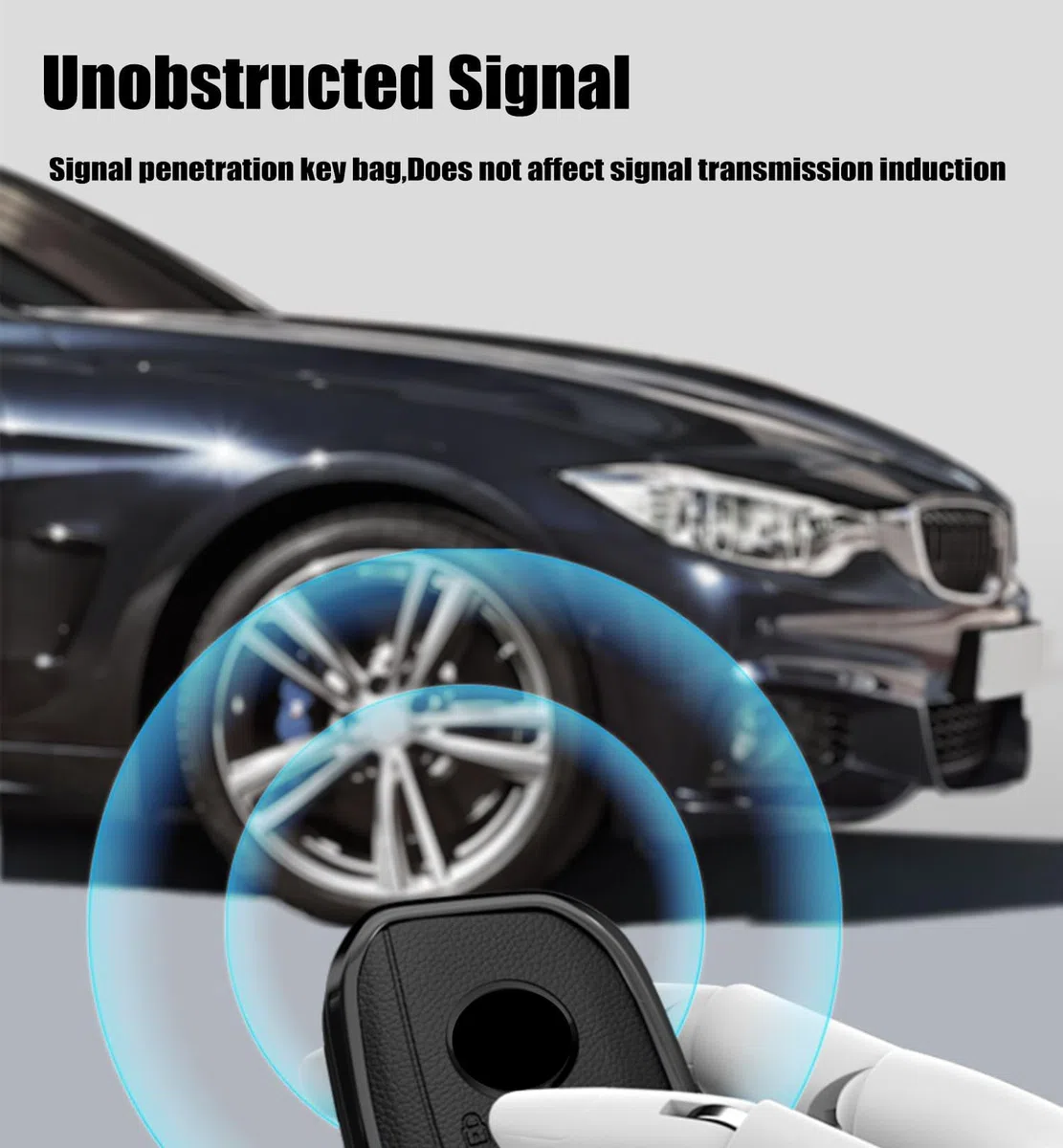 Funda para Llave de Coche para BMW 7 Series X5/X7/735Li/740Li/i7 X1 5 Series 2023 X6,Funda de Cuero TPU para Llave de Coche,Carcasa de protección Completa,D