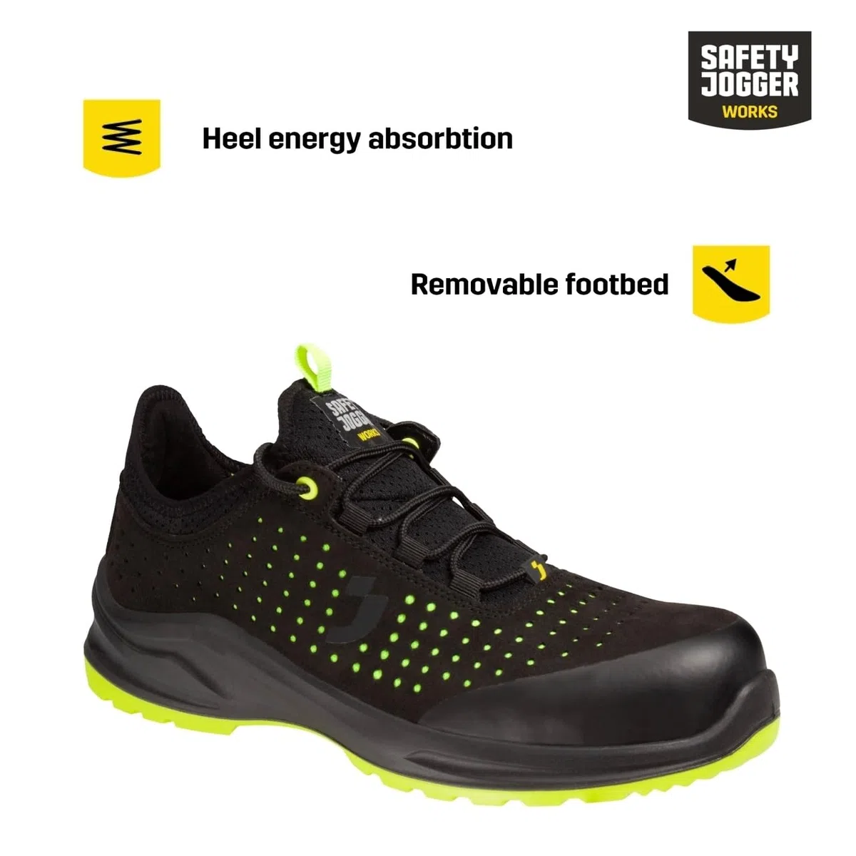 SAFETY JOGGER Calzado de Seguridad Industrial Señoras y señores - MODULOS1PL - Zapatos de Seguridad, Zapatos Protectores