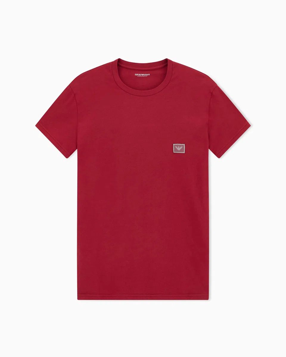 Emporio Armani Men's Shiny Logoband T-Shirt T-Shirt (Pack of 1)