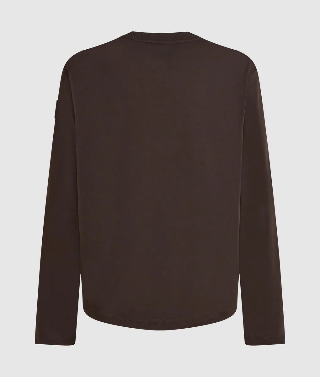 Karl Lagerfeld Jeans Hombre Regular Long Sleeve Curved Hem T-Shirt