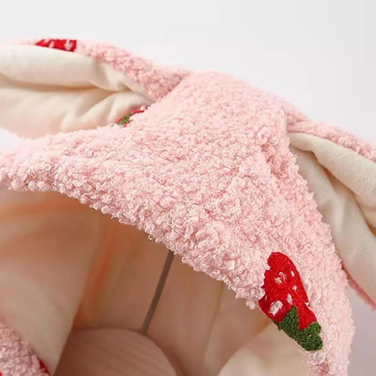 Abrigo cálido para niños pequeños, Abrigo Grueso de Pelo Largo para niñas, Capa con Cremallera y Orejas de Conejo, Abrigo Largo con Capucha para otoño e Invierno