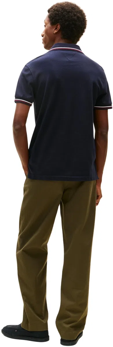 Tommy Hilfiger Tipped Slim Fit Polo Mw0mw37346 Polo S/S Hombre (Pack de 1)