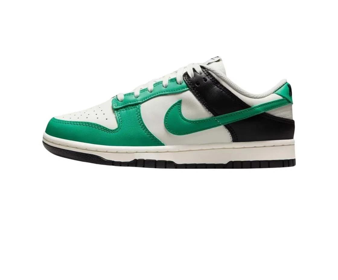 Nike Dunk Low - Zapatos casuales para mujer (IB4363-133, blanco/verde)
