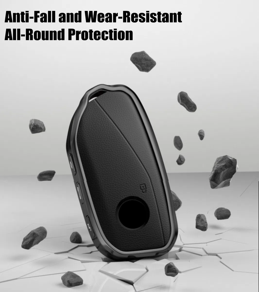 Funda para Llave de Coche para BMW 7 Series X5/X7/735Li/740Li/i7 X1 5 Series 2023 X6,Funda de Cuero TPU para Llave de Coche,Carcasa de protección Completa,D