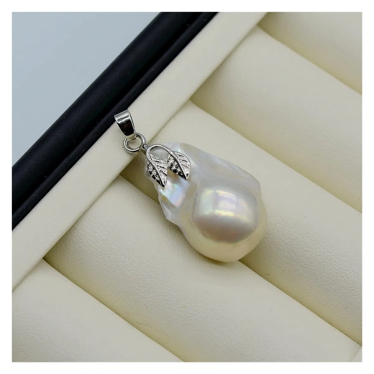 Collares para mujer Gran colgante de perla barroca, perla blanca, forma irregular, colgante de plata, colgante de collar de mujer, selección cumplida