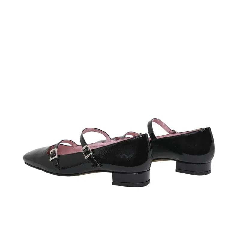 BAILARINA MARY JANE PIEL ESCOOLERS DOROTHY E2327T - 37, Negro
