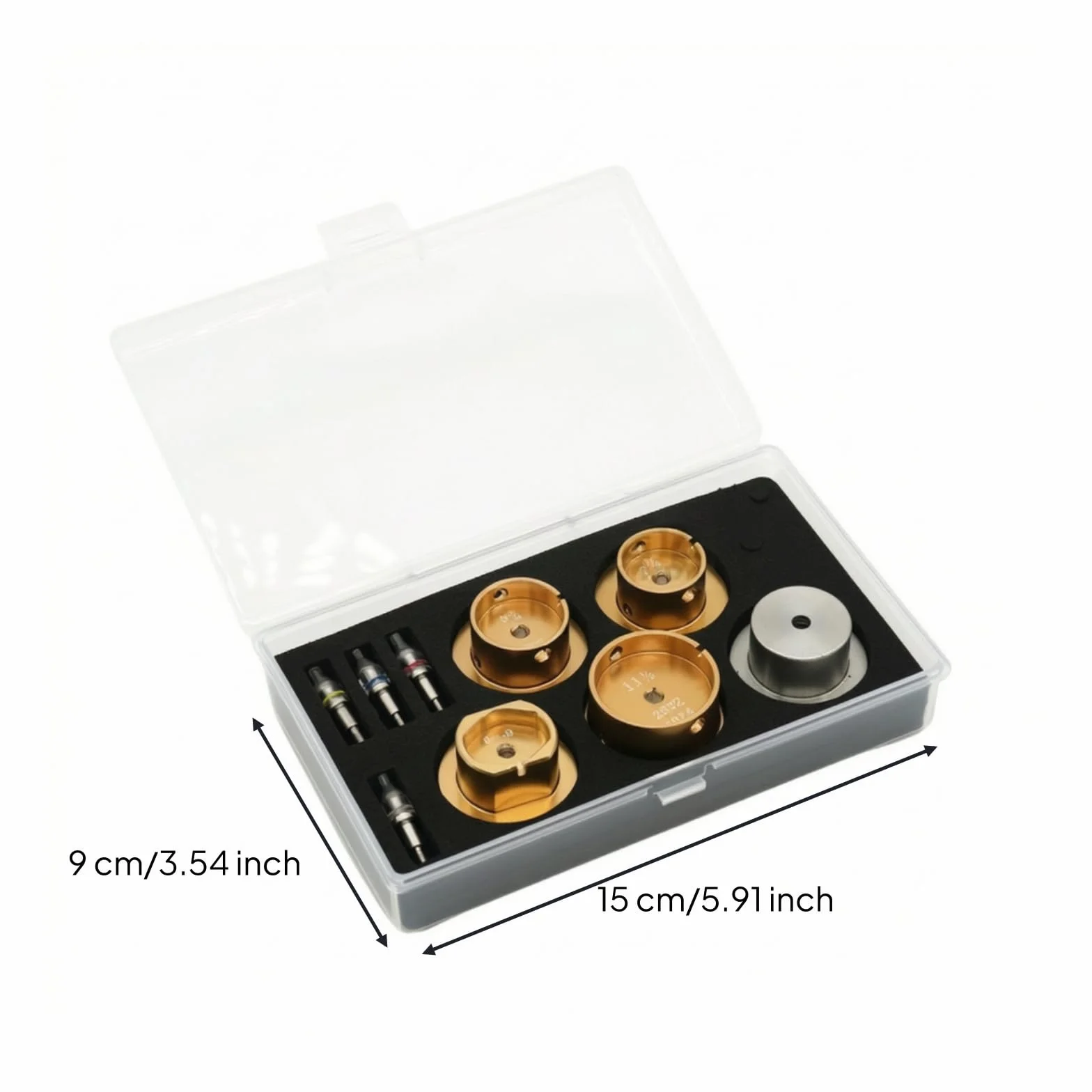 Gralara Herramienta Reparación Relojes con Estuche Completo Kit Herramientas Reloj Organizado Kit Reloj para Técnicos, Aficionados