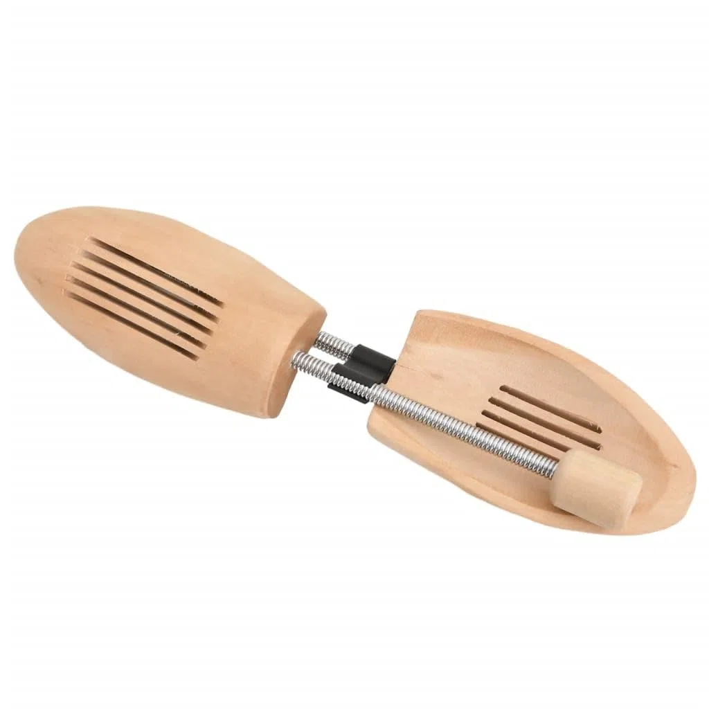 Par de hormas de zapatos EU 39-42 de madera maciza de loto para dilatadores de zapatos, para estirar botas y zapatillas de piel, cuidado y forma