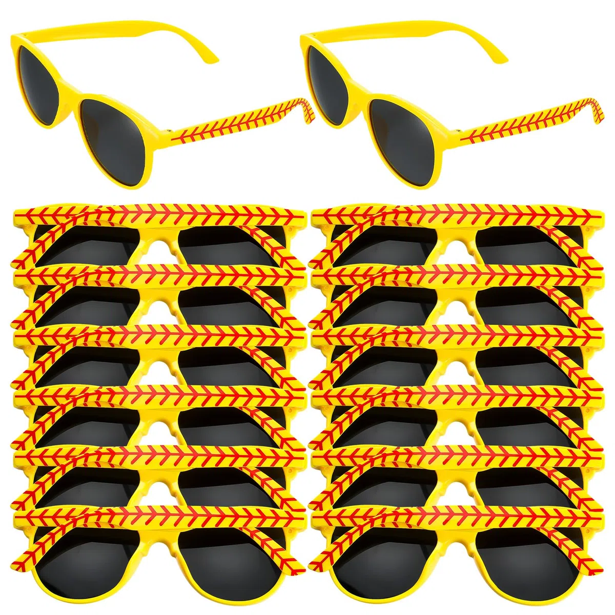 Relaxweex 12/24 Fútbol, Voleibol, Baloncesto, Sóftbol, Béisbol, Gafas de sol Deportivas, Regalo de Equipo Deportivo, Recuerdos de Fiesta, Bolsas de Relleno