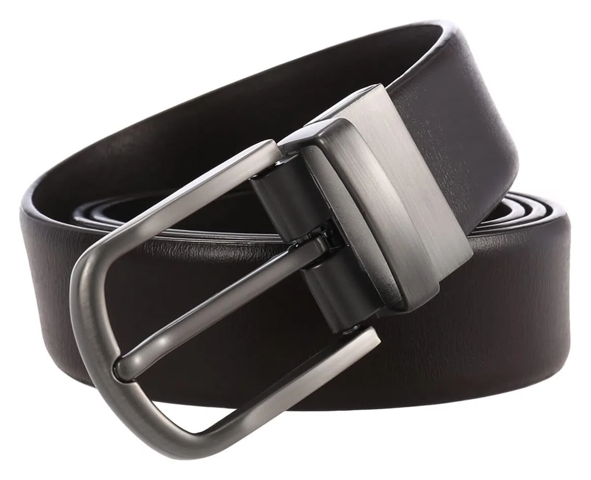Cinturón ajustable de cuero genuino, Cinturón de cuero for hombre Hebilla antirrayas Cinturones suaves Hebilla ajustable Cómoda Hebilla transpirable resistente al desgarro Hebilla ancha ajustable de a