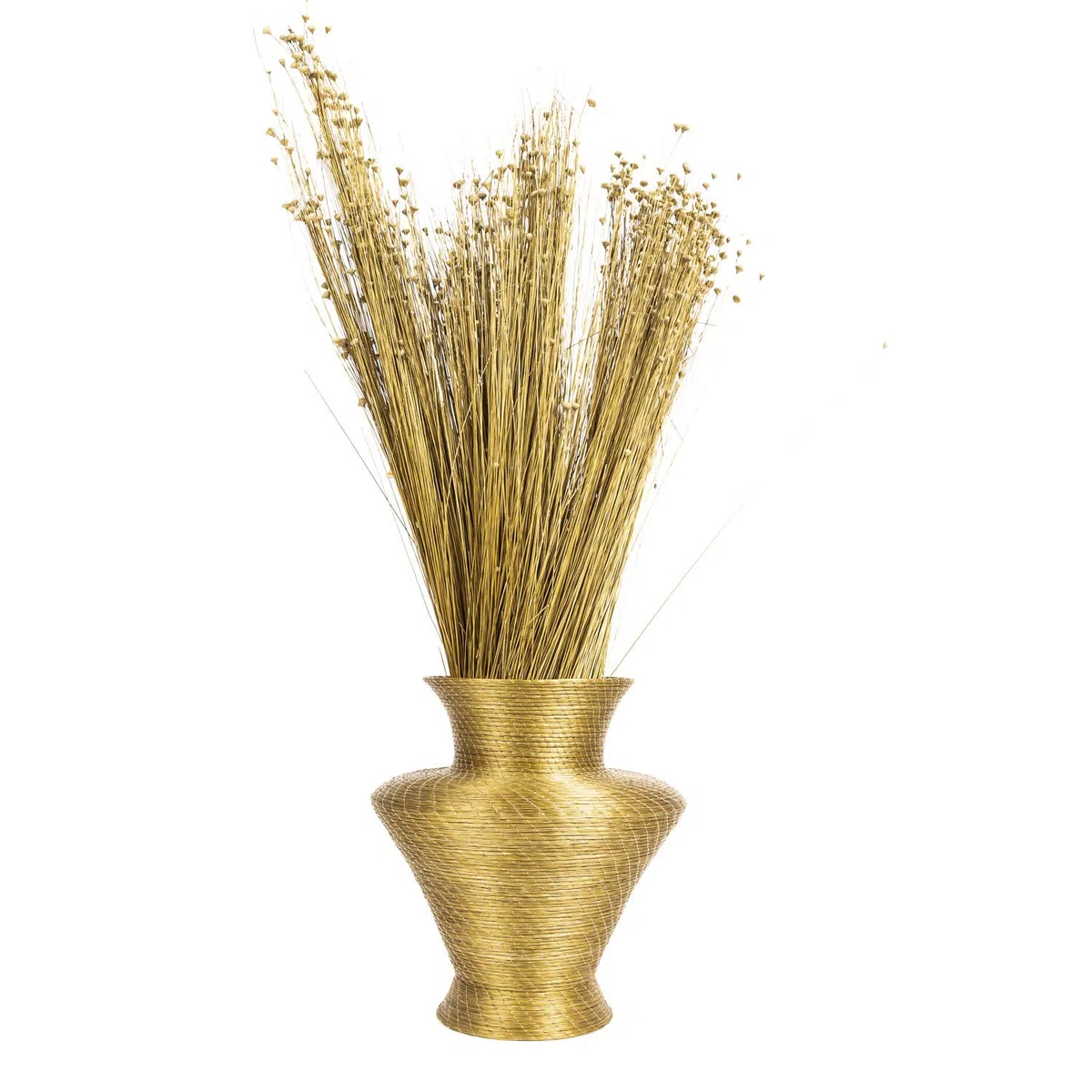 Pendientes Hoja Abierta de Oro Vegetal con Ámbar 55 mm - Vera Navarro | Joyería de Fibra Natural
