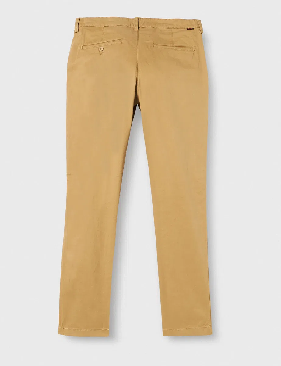 Lee Chino Slim Pantalones, marrón, 30W x 32L para Hombre