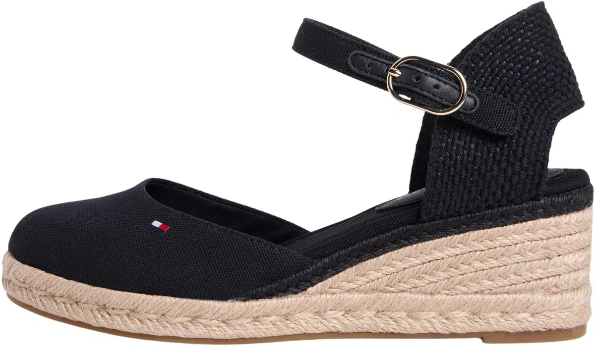 Tommy Hilfiger Mid Wedge Espad Closed Toe Fw0fw09233 Alpargatas de cuñaMujer