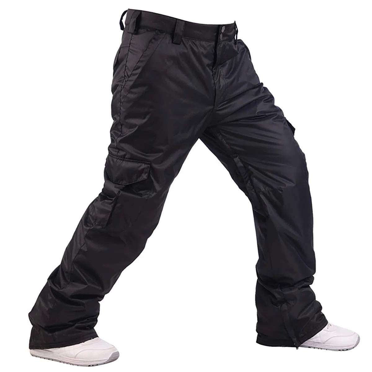 Pantalones de esquí de pierna recta para mujer, impermeables, de camuflaje, impermeables, pantalones de esquí modernos, cómodos, de softshell, aislados, con bolsillos de solapa para snowboard