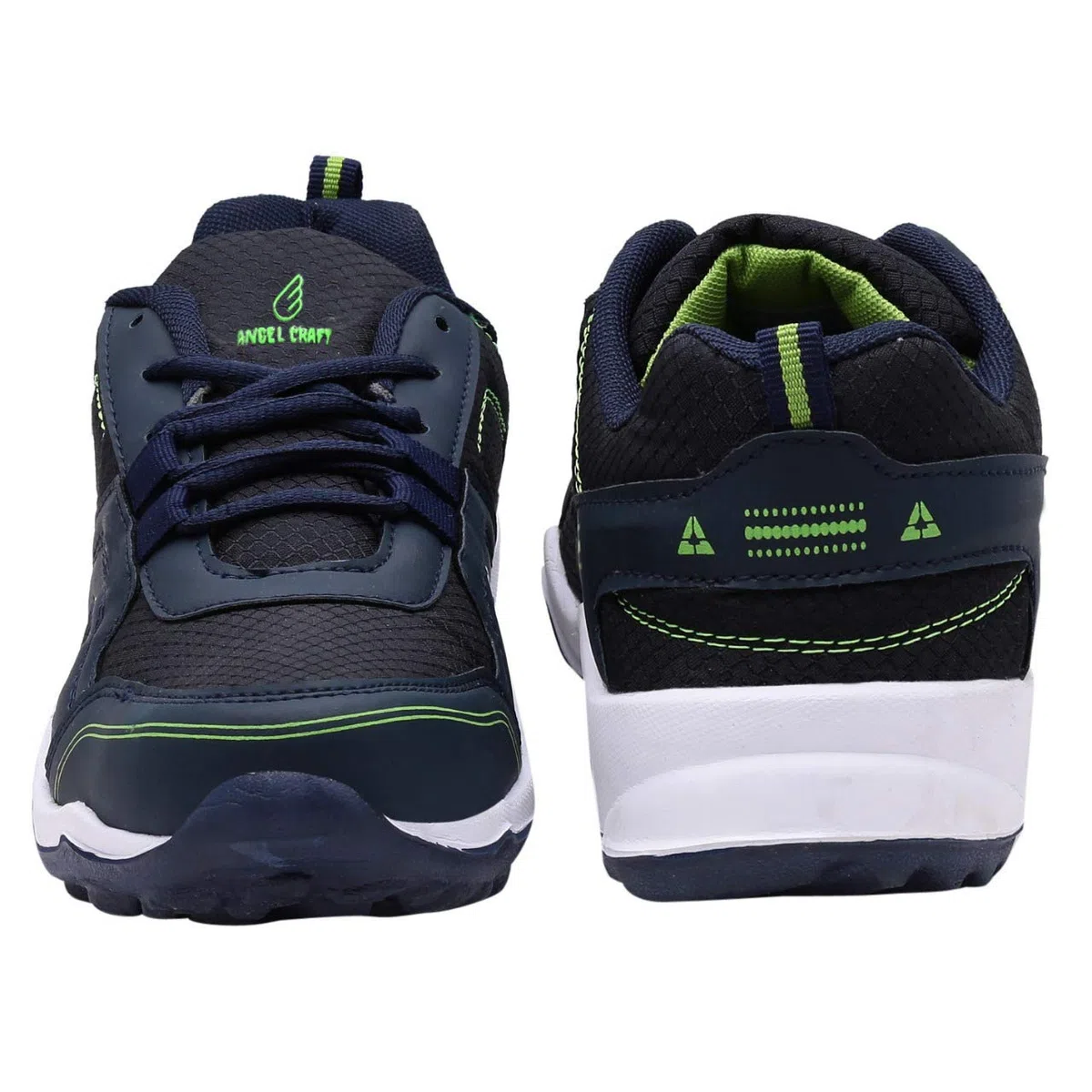Angel Craft Zapatos elegantes para hombres, gimnasio, correr, caminar, correr, zapatos deportivos para hombres, ligeros y cómodos, Azul marino, 10 UK