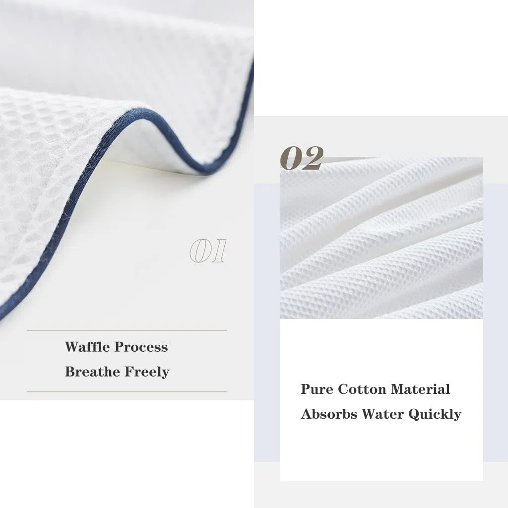 MTFBQ Albornoces De Tejido De Gofres De Algodón, Toallas De Baño para Mujeres, Hombres, Batas, Damas, Ligero, Suave, Absorbente Y De Secado Rápido, Pijamas Finos para Después del Baño