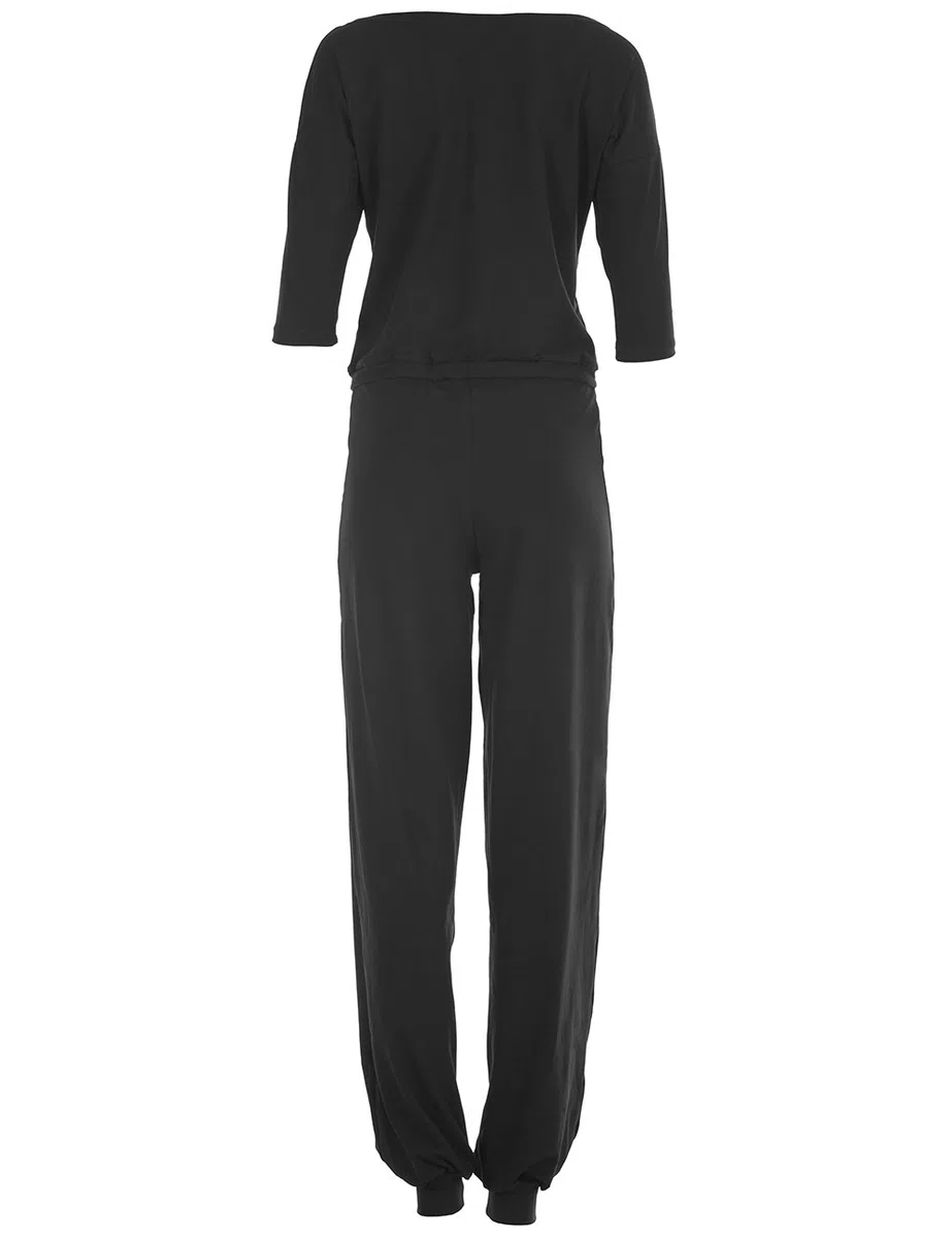 WINSHAPE Women's Damen 3/4-arm-jumpsuit Wjs2, Fitness Freizeit Sport Yoga Pilates Jumpsuit