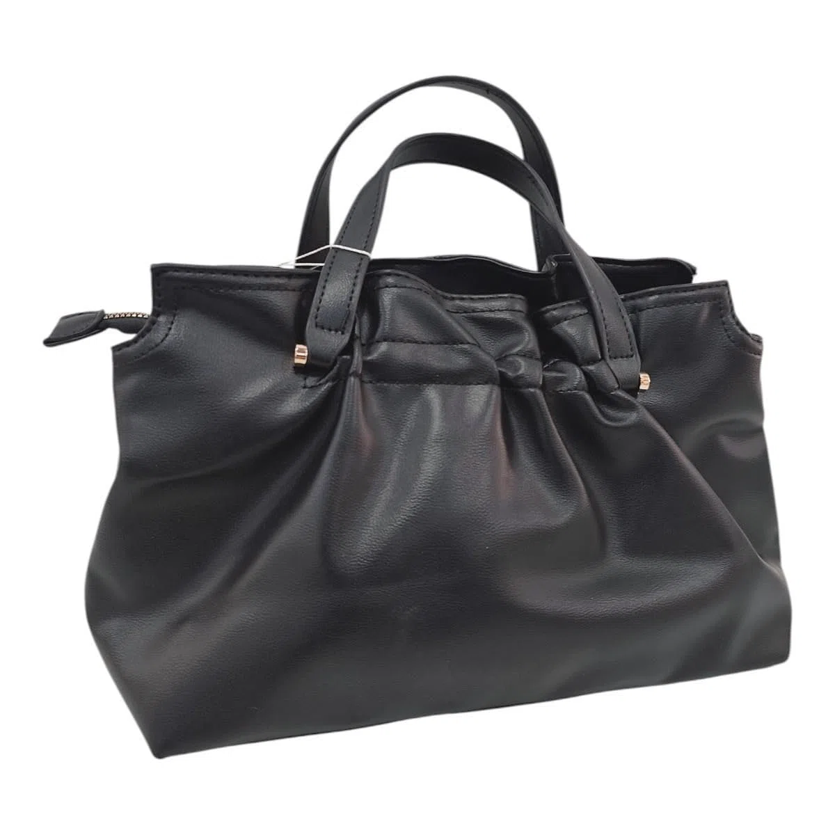 Laura Biagiotti Bolso de mano línea Eclyper, piel sintética, dimensiones 31 x 20 x 13 cm, con correa ajustable extraíble, accesorios dorados LB26S-252-2