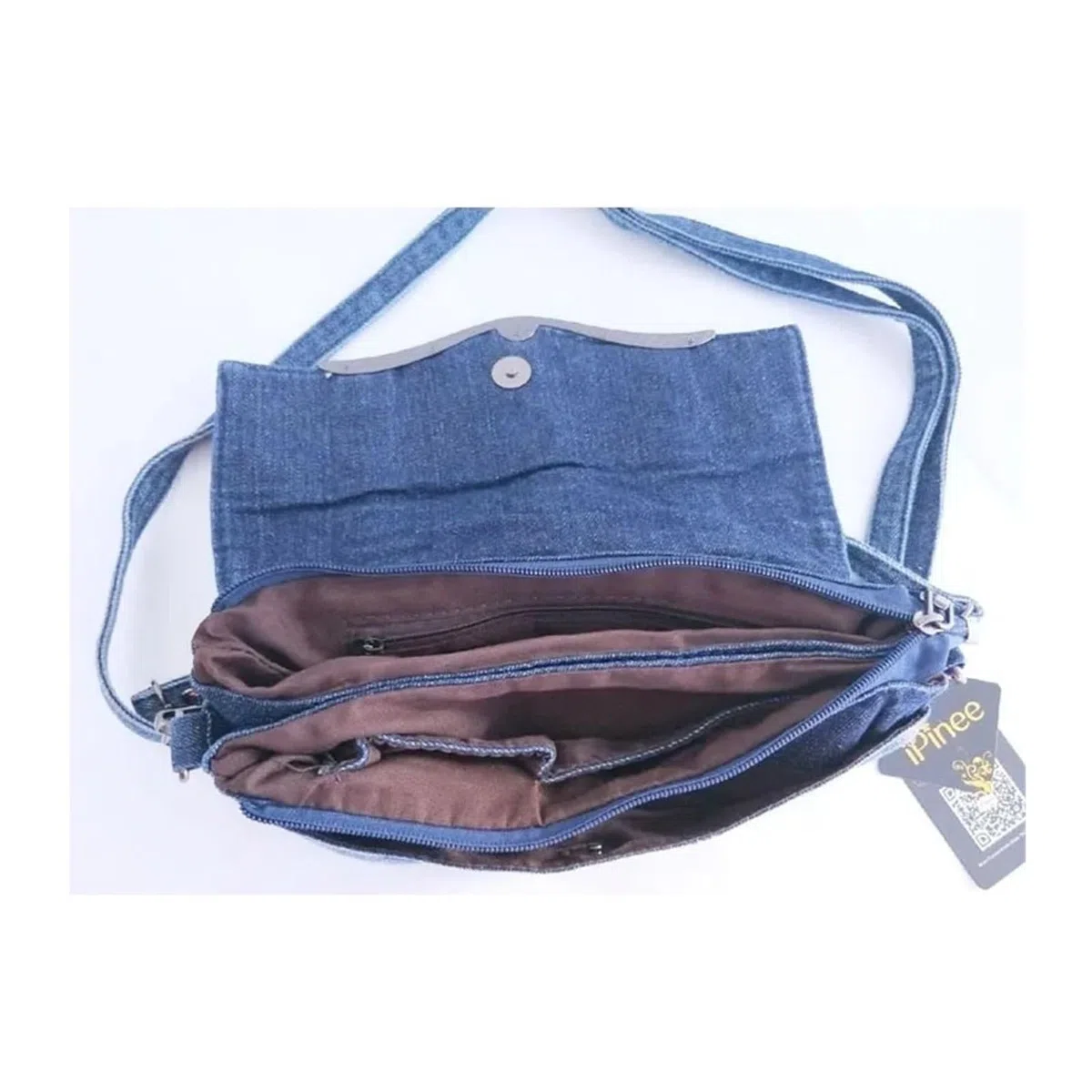 Bolso Vaquero Bolsos de mensajero retro for mujer, bolso hombro pequeño, tela vaquera, mano