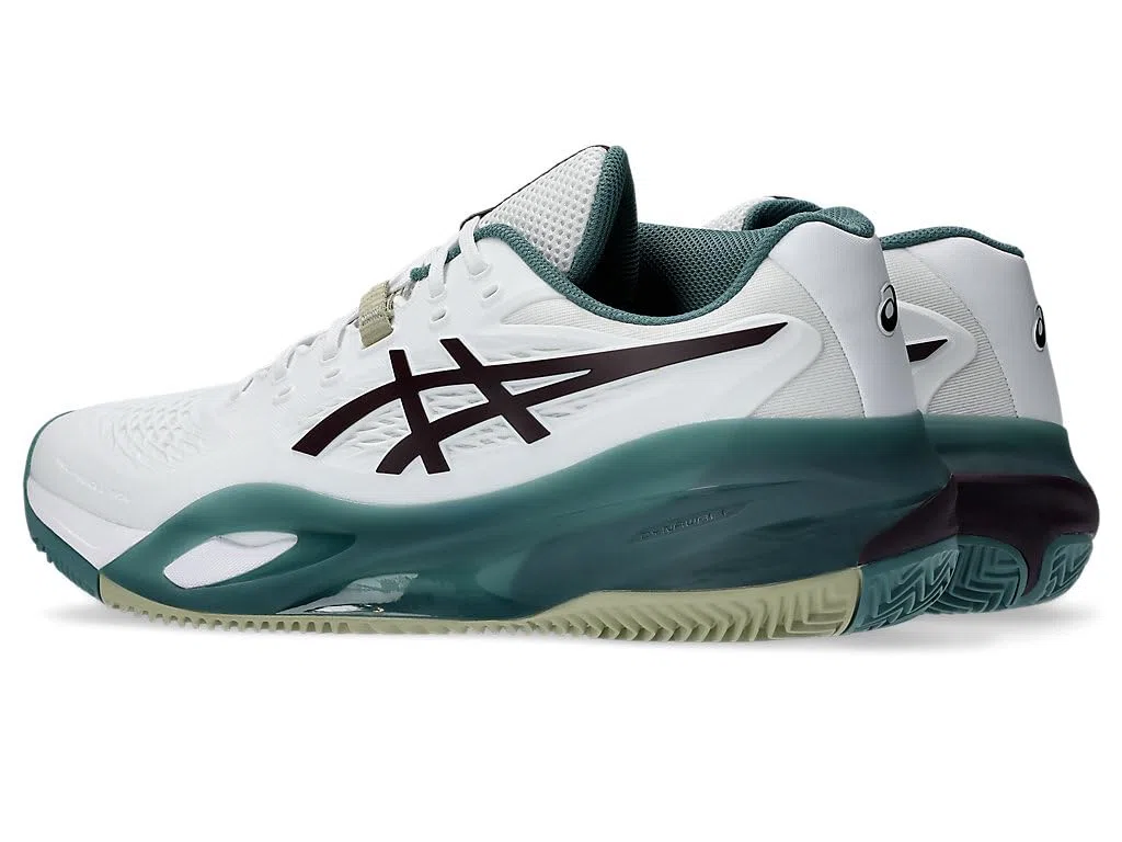 Asics Gel-Resolution X Clay White/Dark Aubergine ZapatillasHombre