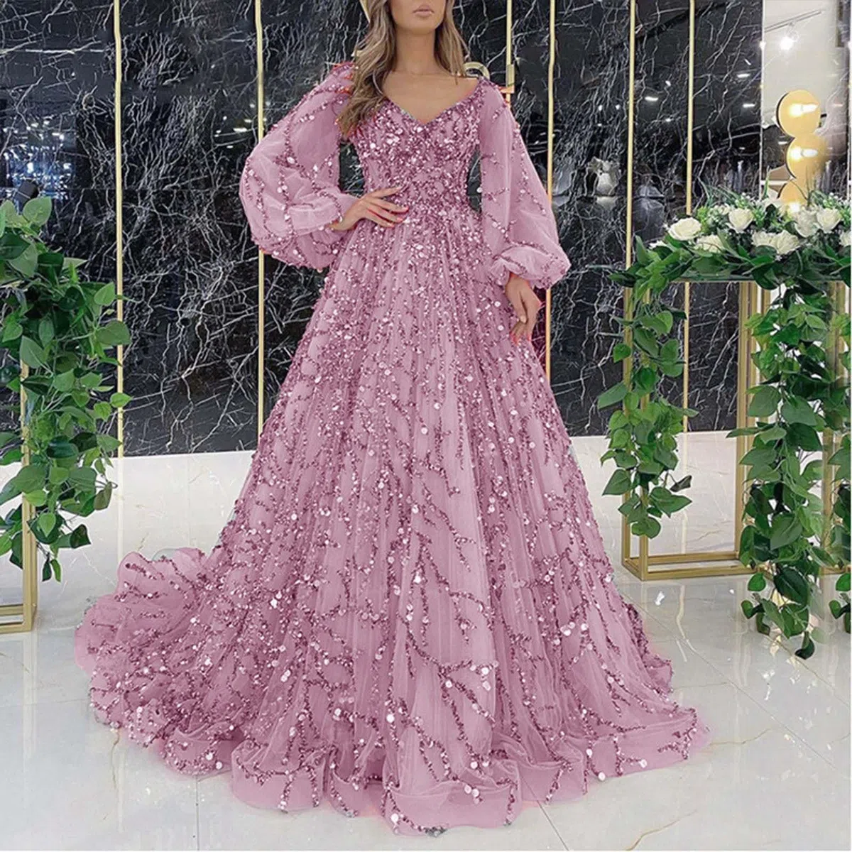Vestido Mujer Vestidos De Ropa Elegantes Trajes Boda Fiesta Primavera Largos Tallas Grandes Manga Larga Otoño Invitada Invierno Nochevieja