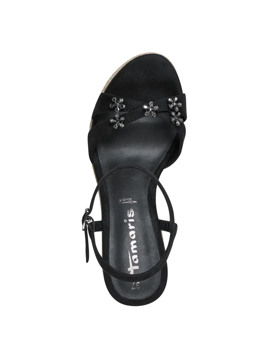Tamaris Mujer 1-1-28025-30 Sandalias con cuñaMujer