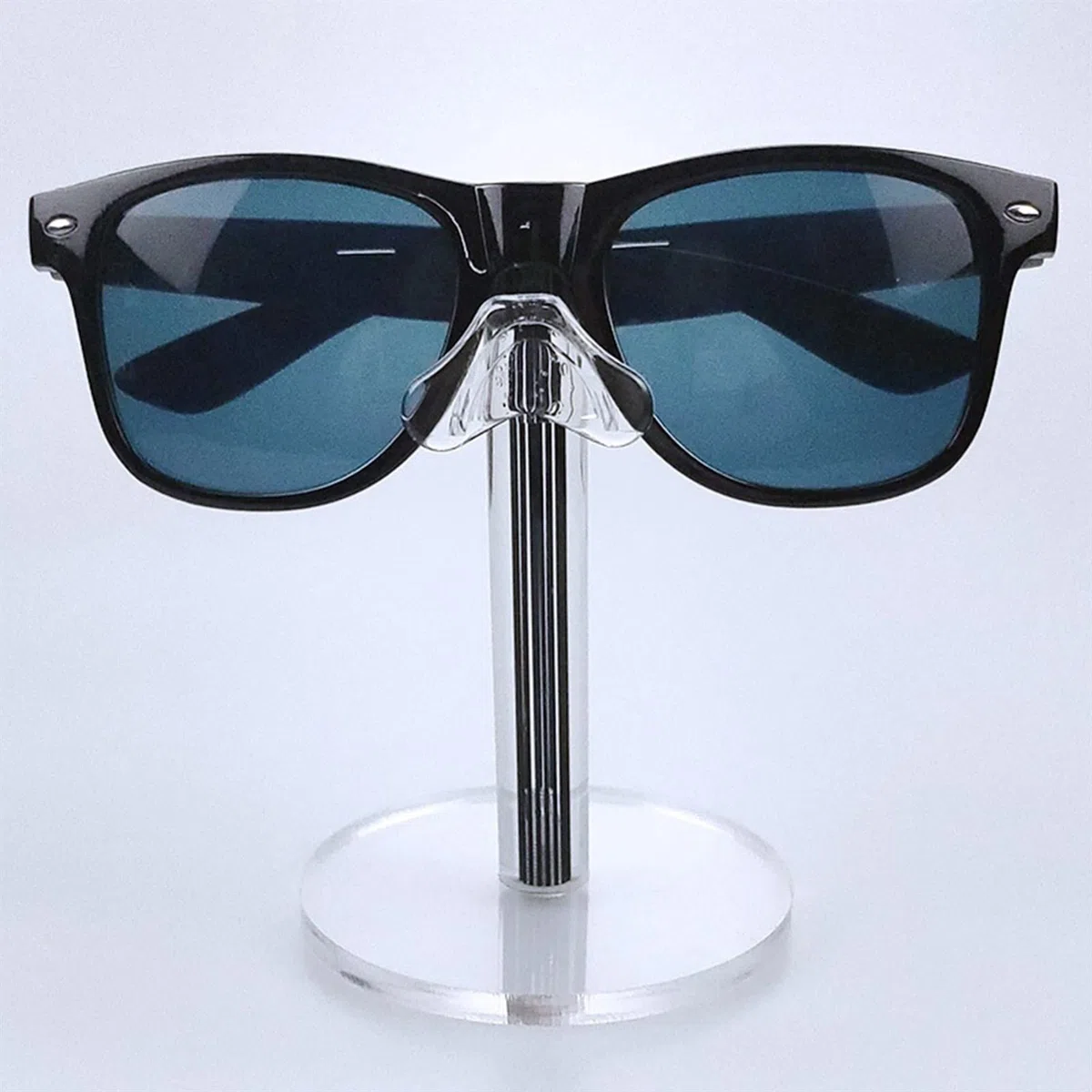 GLigeT Soporte para Gafas Acrílico Negro Gafas de Sol Titular Estante Eyeglasses Display Rack Gafas Soporte Joyería Organizador Accesorios Mostrar Caja Custom Expositor Gafas(Stand for 4 Pairs)