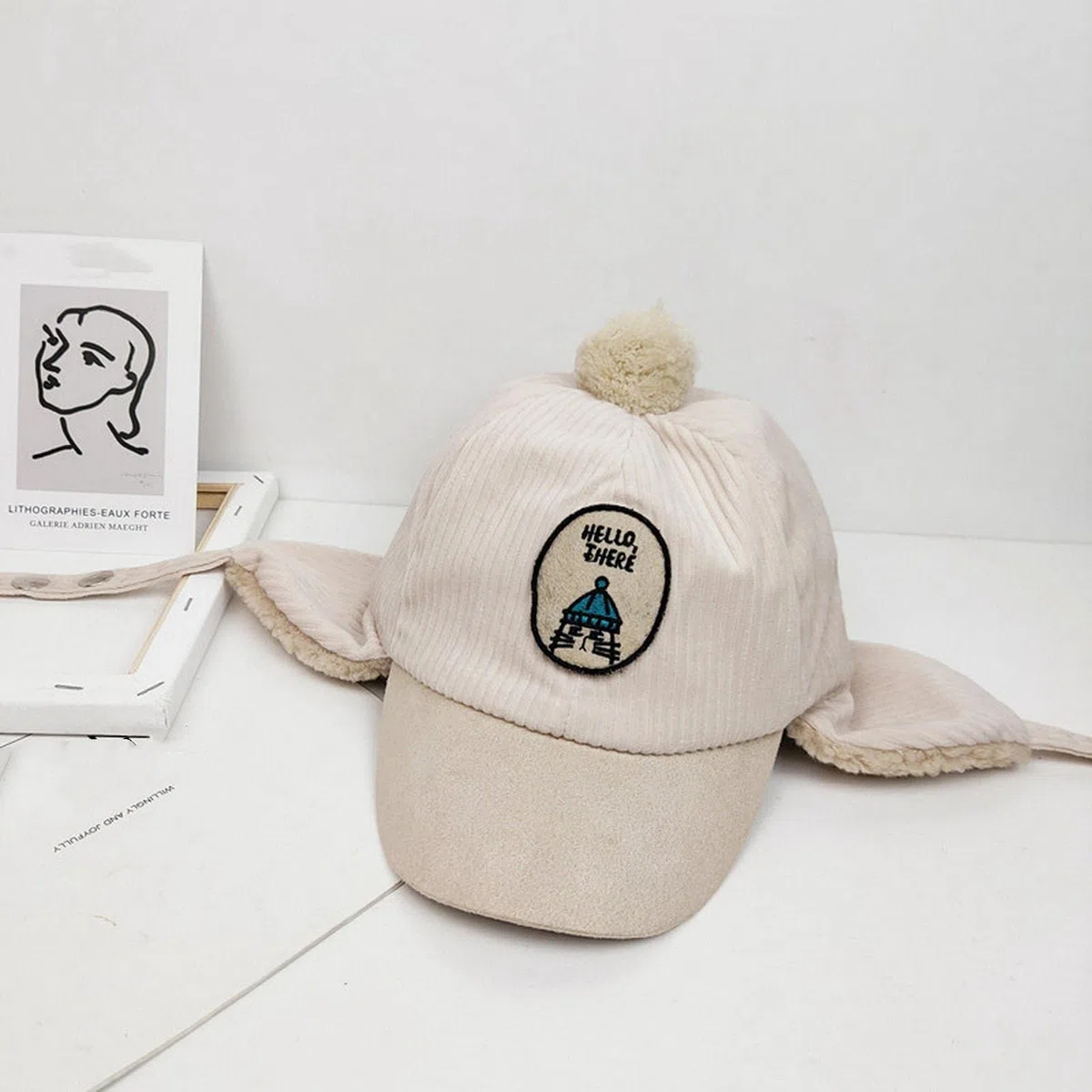 Invierno Niño Gorra Niña Kids Winter Winter Boys Sombreros Cálidos De Pelaje De Pieles para Niñas Cartoon Bid Gabs-Pink,1-5 Years