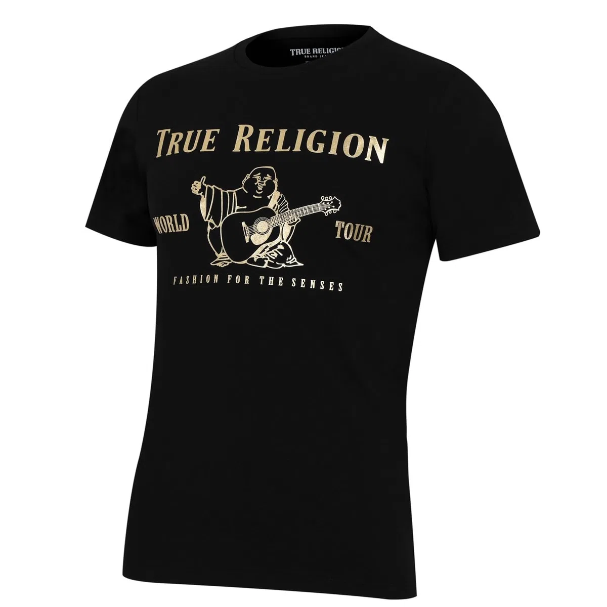 True Religion Short Sleeve Metallic Buddha tee T-Shirt Hombre (Pack de 1)