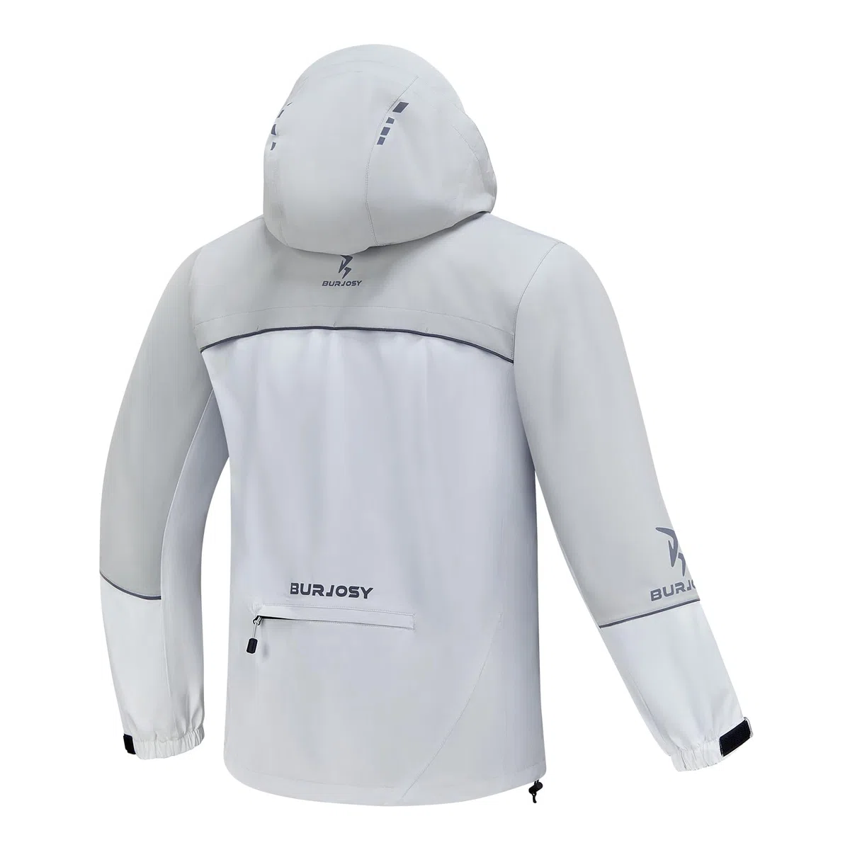 Chubasquero Hombre Impermeable y Transpirable Chaqueta de Lluvia con Bolsillo Trasero Ligera Plegable para Ciclismo Senderismo y Pesca