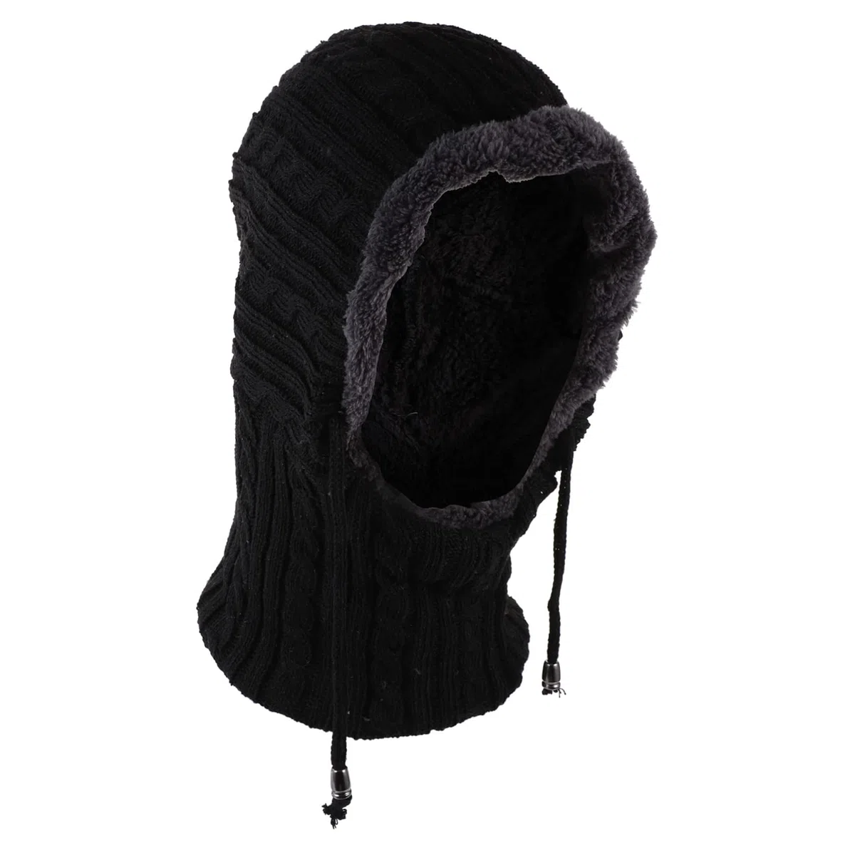 FRCOLOR Gorro Tejido Polar máscara de esquí Unisexo frío Encapuchado Sombreros Gorros Calientes para Mujer Sombrero de Punto Gorras de Punto para Hombre Sombrero de Bufanda