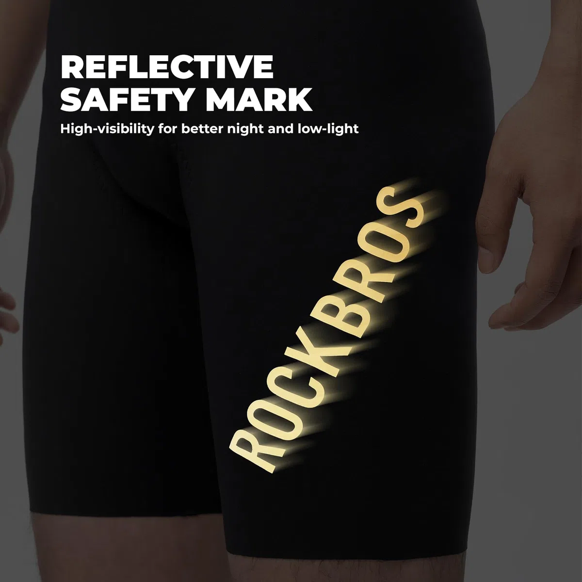 ROCKBROS Culotte Verano con Tirantes para Hombres, Pantalones Cortos con Badana Gel Acolchado Transpirable Antideslizante para Ciclismo Bicicleta de Carretera MTB