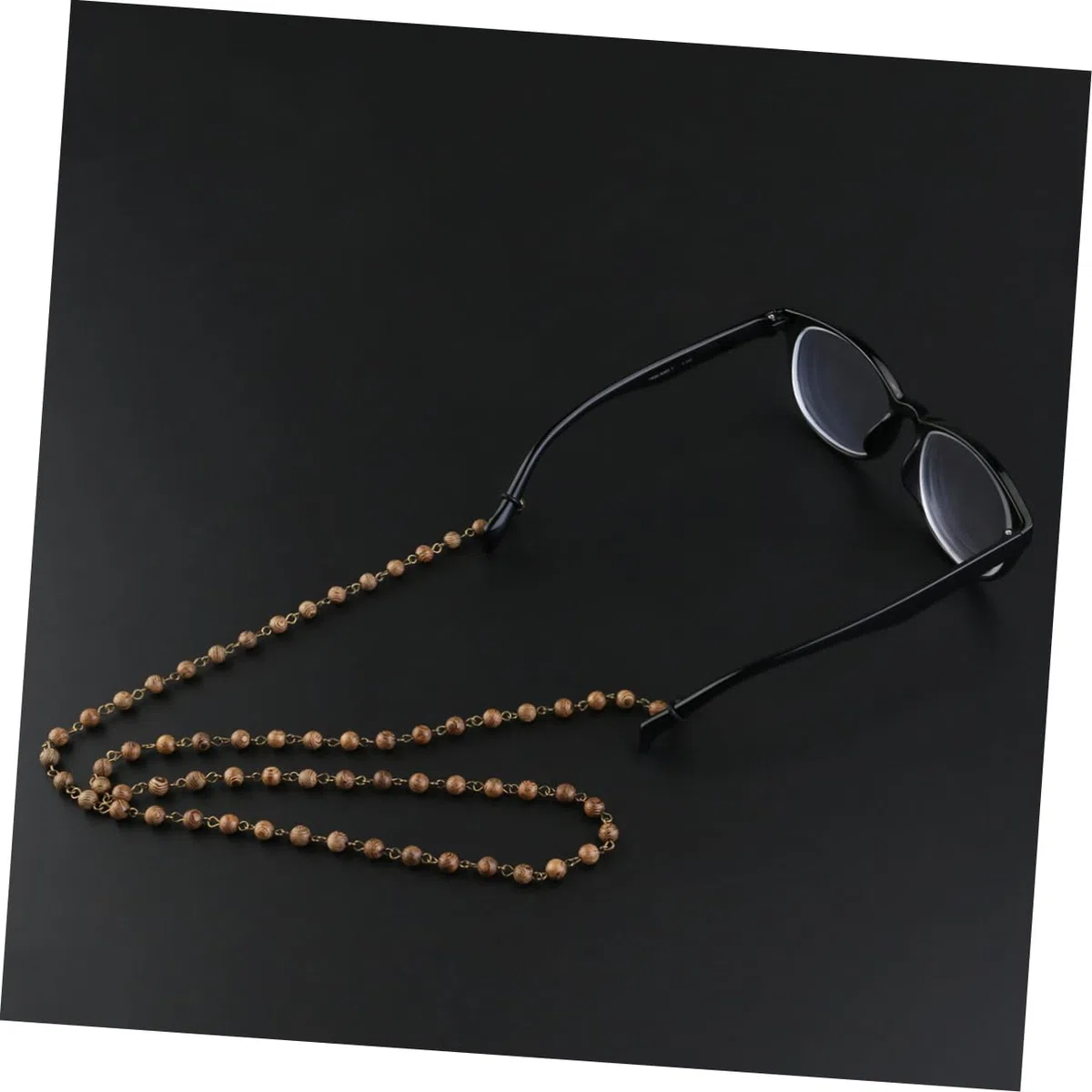 SHERCHPRY 2 Piezas cadena de cuentas de madera Gafas de sol cadena de anteojos de cuentas