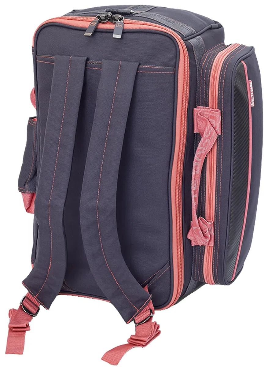 Elite Bags, Gp's, Bolsa sanitaria ligera 600d, Gris-salmón