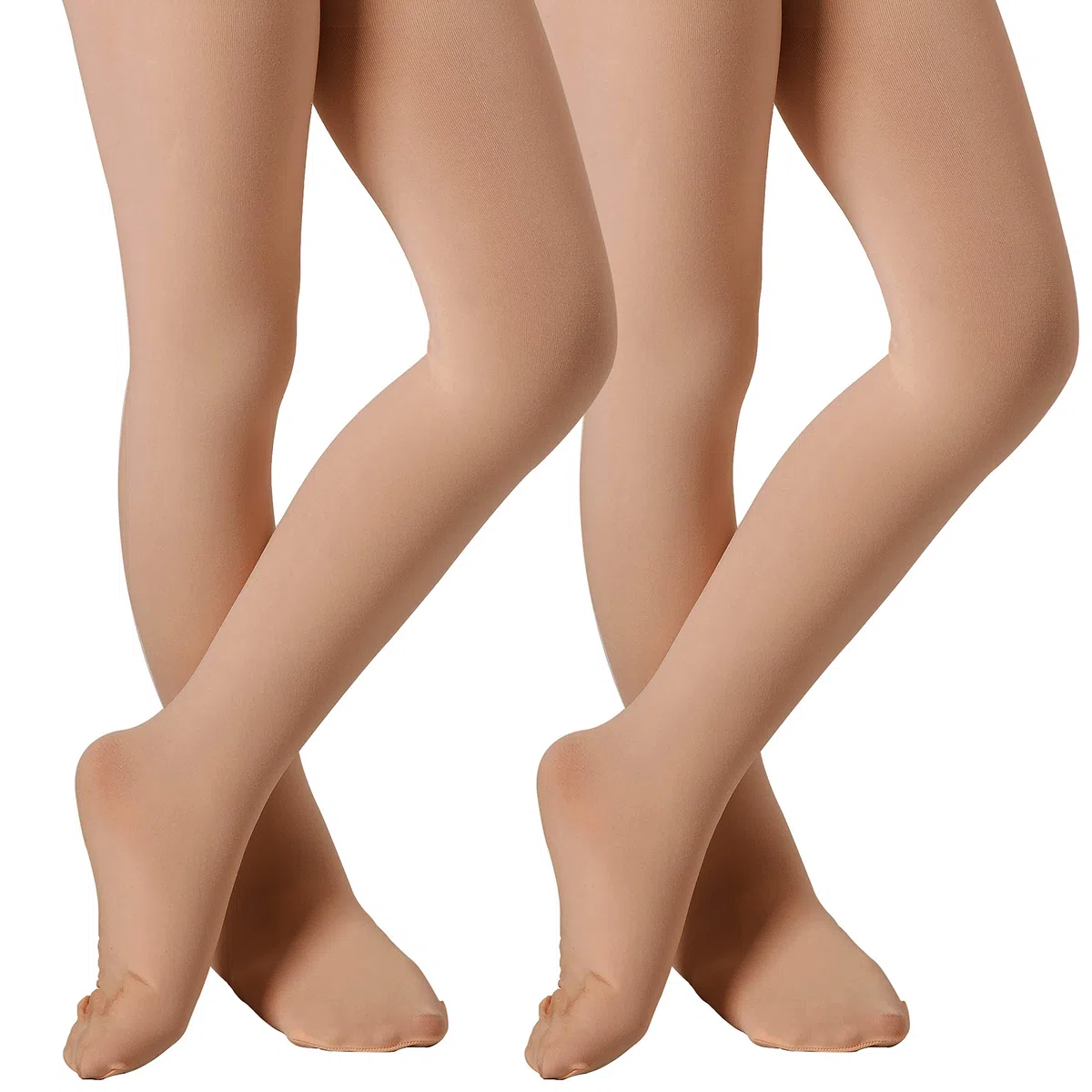 DIPUG Medias de ballet para niñas, medias de baile para niñas, medias de ballet rosas gruesas y suaves para niños