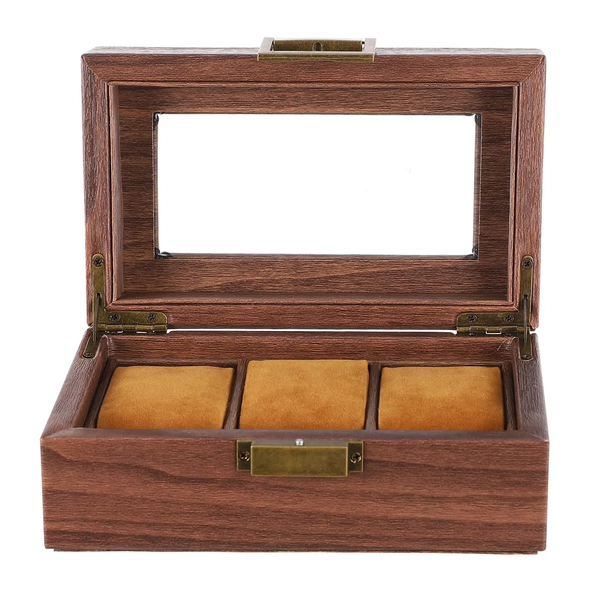 Homoyoyo Caja de Colección de Relojes de Madera 3 Compartimentos