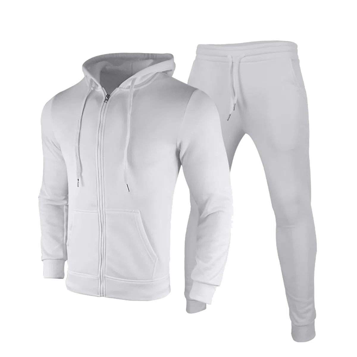 Hombres Jogging Chándal Invierno Fitness Sudadera con Capucha y Pantalones Deportivos