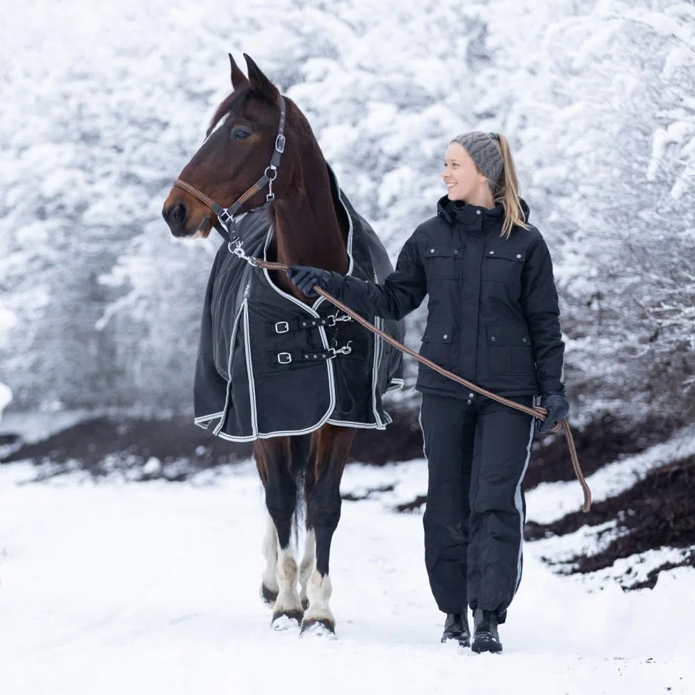 HORZE Chaqueta WinterRider, Negro, 34/36