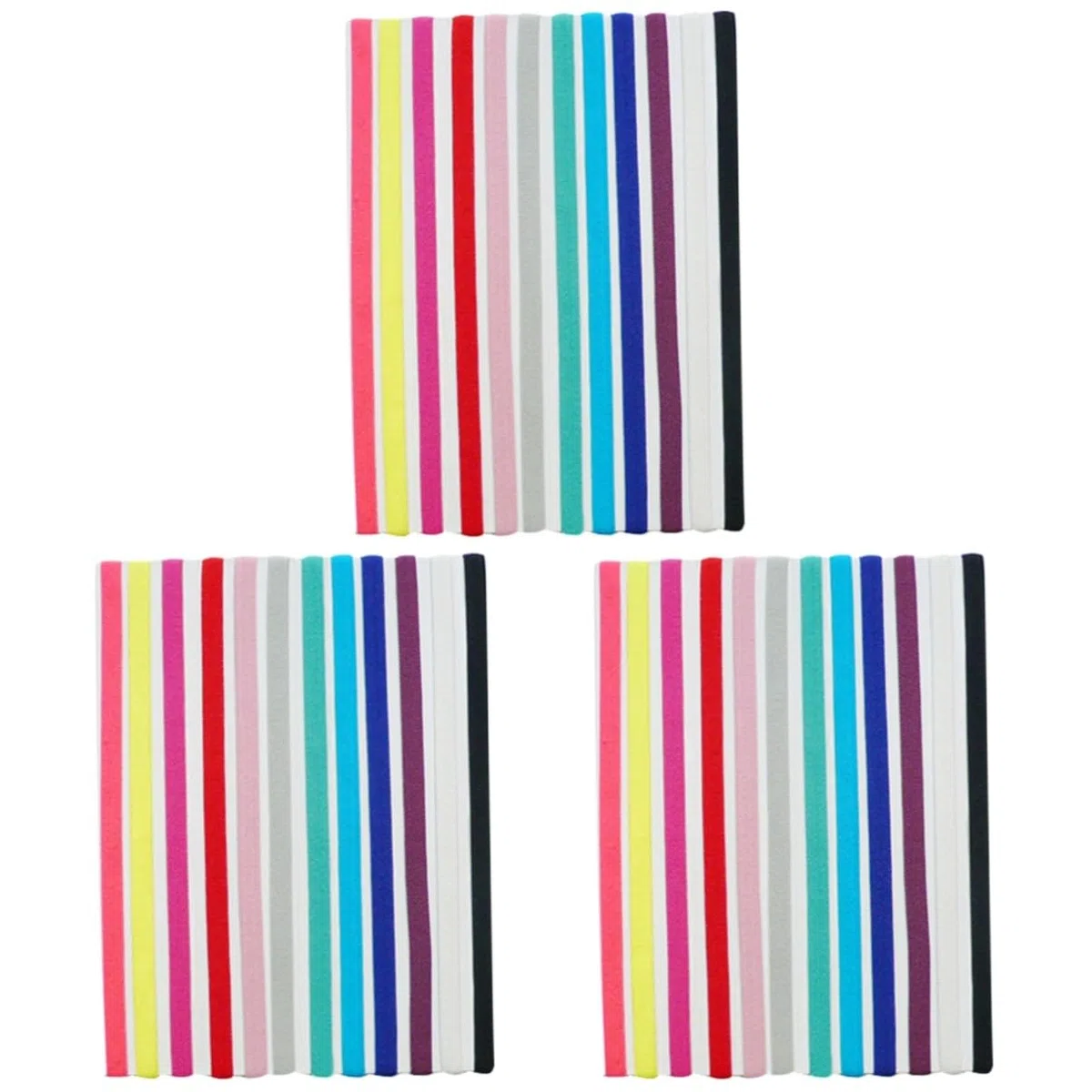 Beaupretty 36piezas Diademas De Yoga Elásticas De Accesorios Deportivos para Correr y Fitness para Actividades