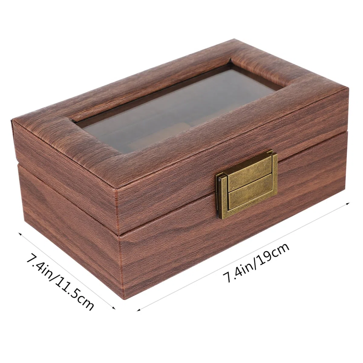 Homoyoyo Caja de Colección de Relojes de Madera 3 Compartimentos