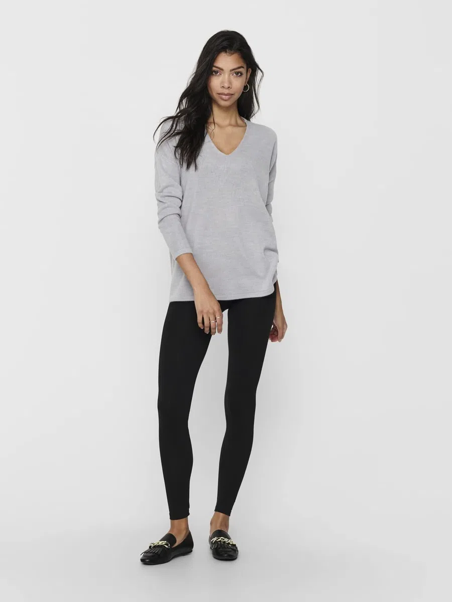 ONLY Paquete de 3 Leggings Negros Mujer - Opacos - para Salir a divertirse, Practicar Deporte, Hacer Yoga o IR al Gimnasio - 95% de algodón 15209151