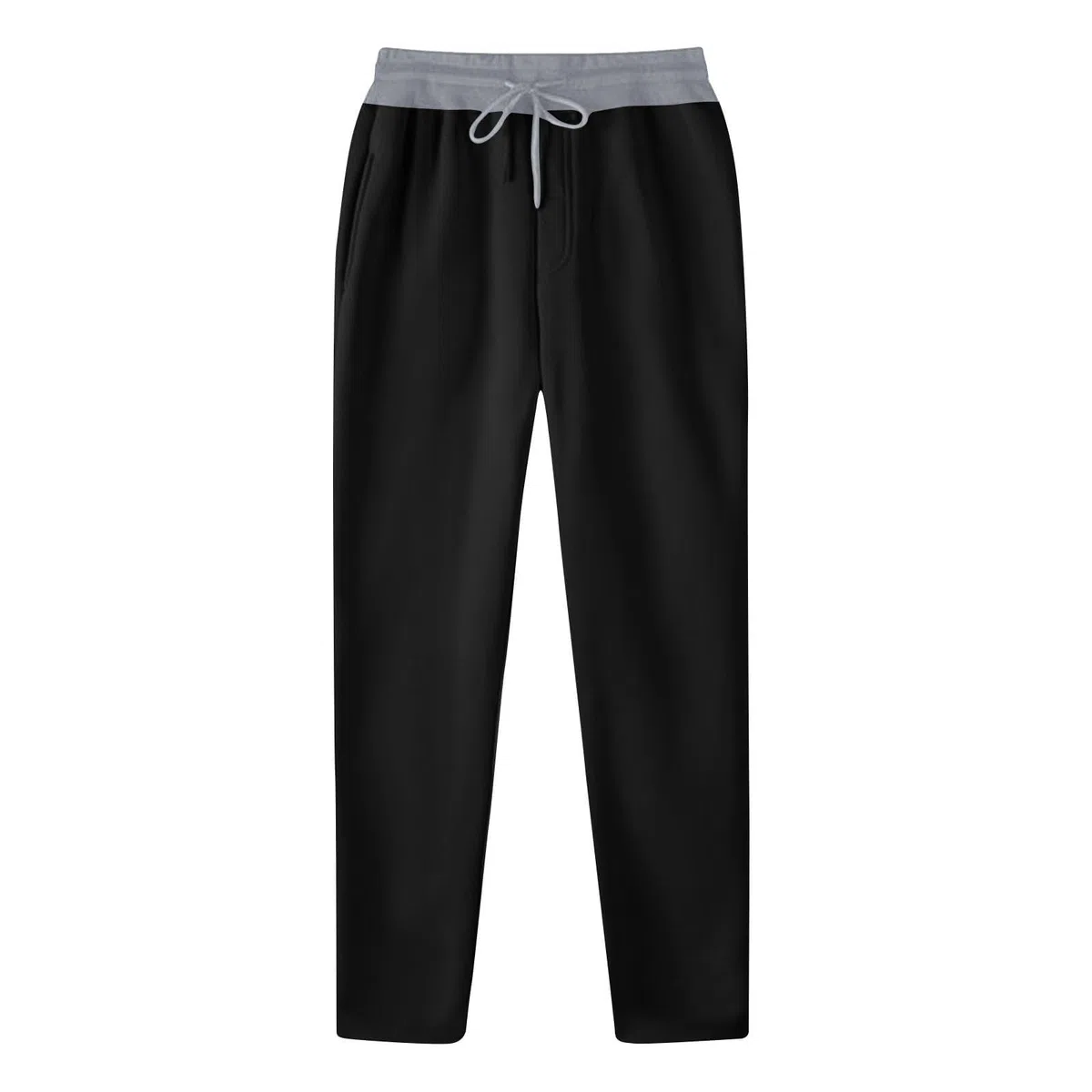 Pantalones de chándal para hombre, 3 piezas, cintura elástica, pantalones de chándal de color de contraste, rectos, relajados, fáciles de cuidar, resistentes al viento, duraderos, pantalones