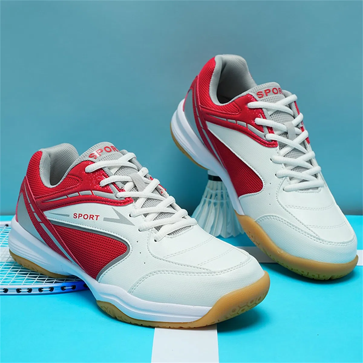 Zapatos De Bádminton, Zapatos De Tenis De Voleibol para Hombres Y Mujeres Zapatos Deportivos Ligeros para Cancha Interior