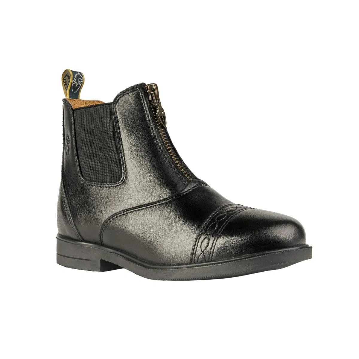 Moretta - Botas Paddock de Cuero Flor Materia para Niños/Niñas