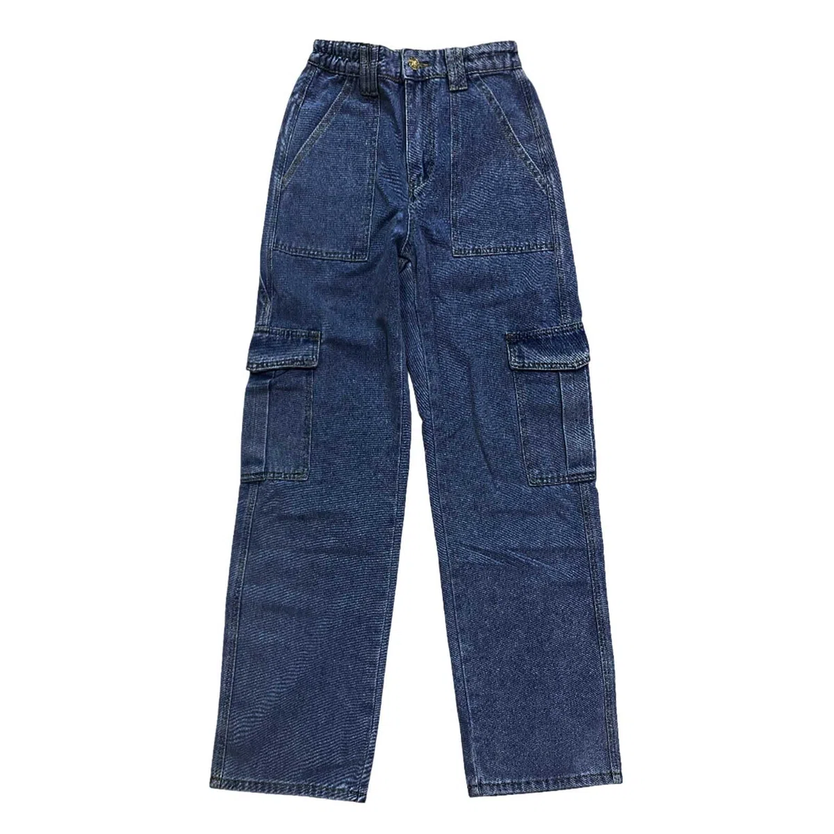 Pantalones De Verano Mujer Anchos, Pantalones Vaqueros Mujer Deportivos, Cargo Rectos Cintura Alta Y Pierna Ancha Ideales Ropa Informal Fiesta Y Club con Cremallera Pantalon Pantalón Deportivo